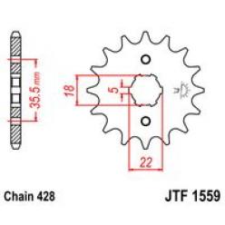 Звездочка передняя JT Sprockets (шаг 428 ) JT JTF1559